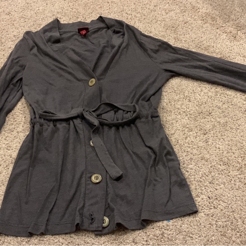 Merona Grey Cardigan (Small)